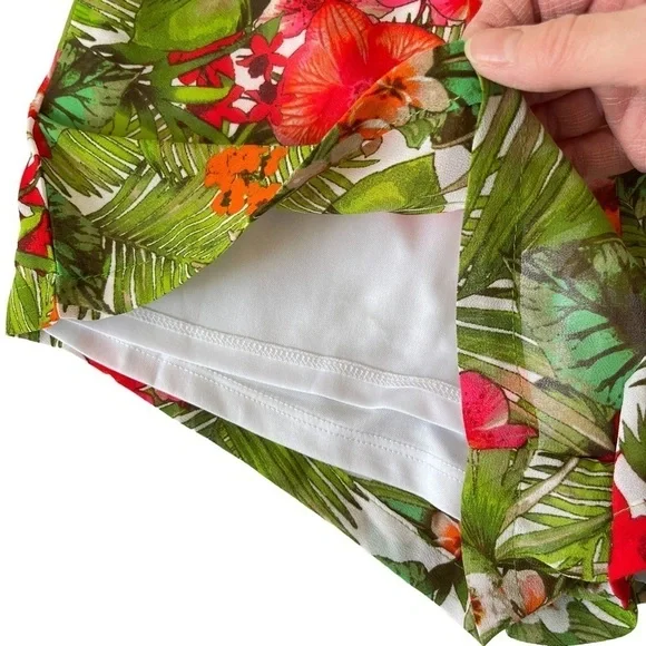 NWT GB Tropical Print Dressy Shorts Size Small - Picture 5 of 11